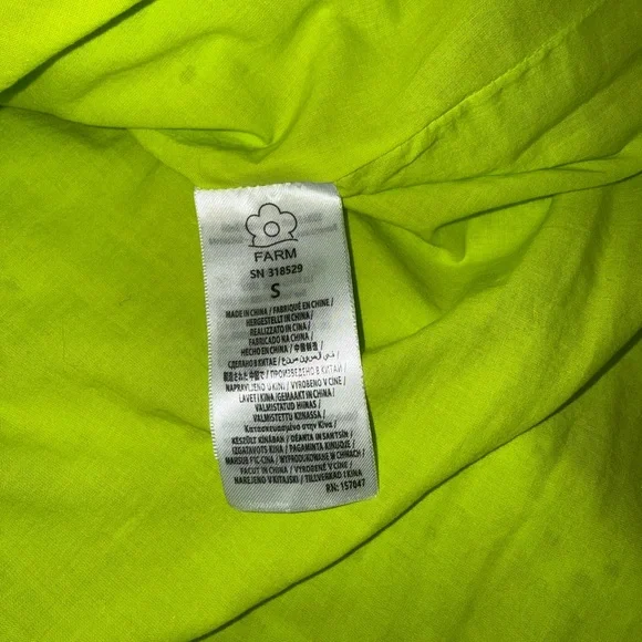 Green Monstera Eyelet Maxi Skirt - Picture 10 of 15